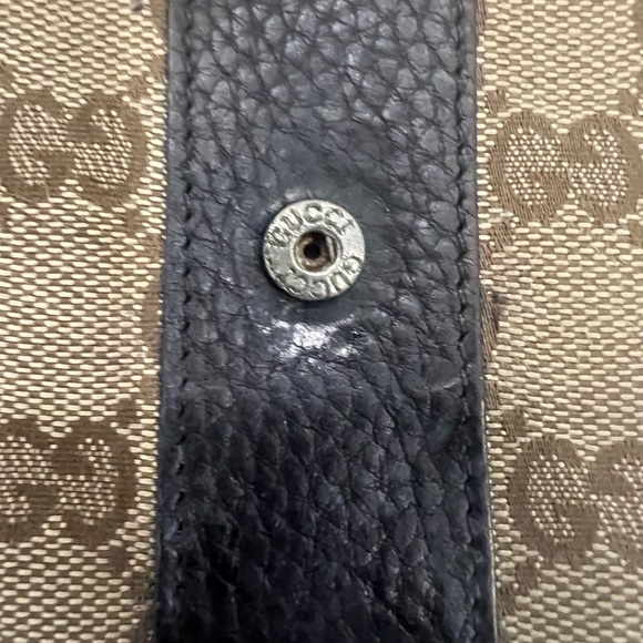 Gucci Beige GG Canvas and Leather Flap Wallet - Picture 4 of 12